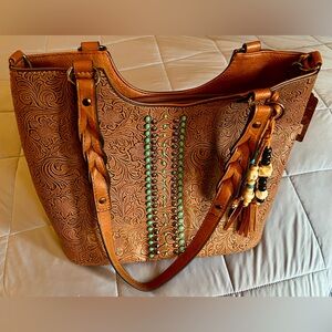 Sam & Hadley Embossed Tote Bag